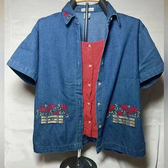 Maggie & Max button down shirt - Picture 1 of 8